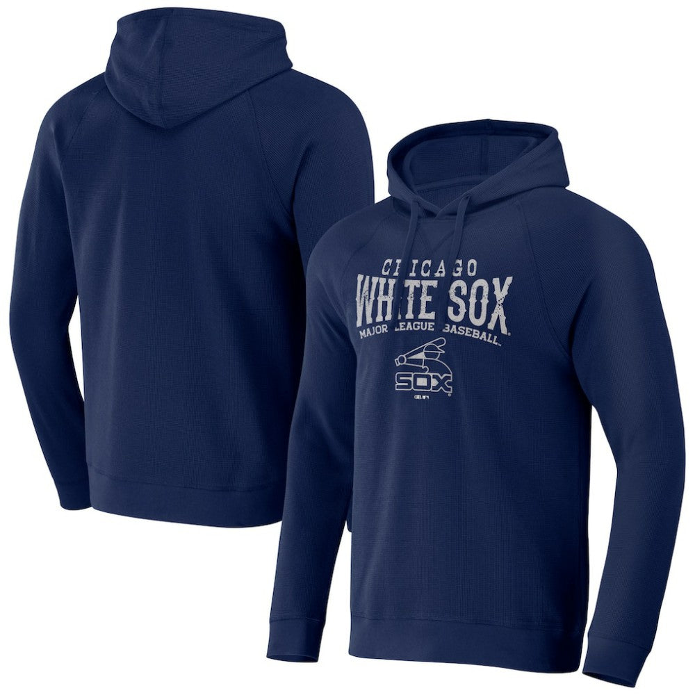 Chicago White Sox Darius Rucker Collection by Fanatics Waffle-Knit Raglan Pullover Hoodie - MLB