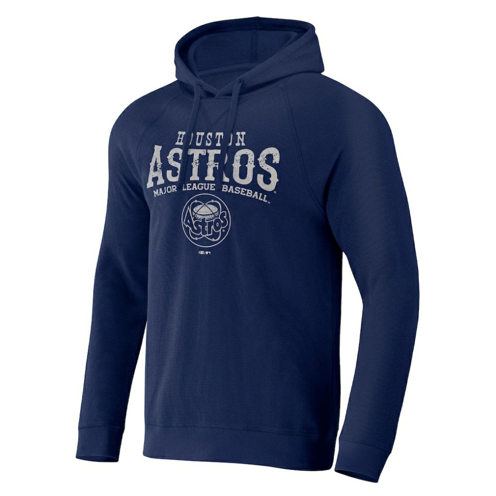 Houston Astros Darius Rucker Collection by Fanatics Waffle-Knit Raglan Pullover Hoodie - MLB