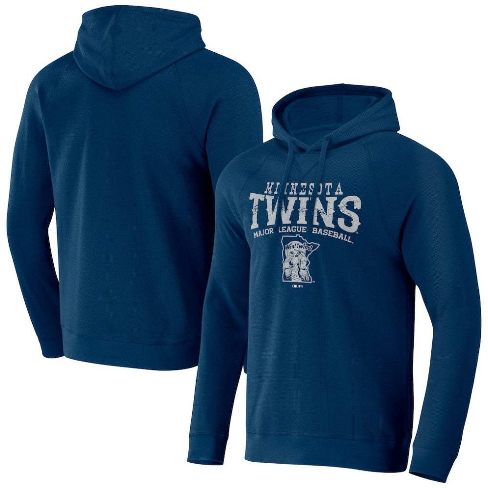 Minnesota Twins Darius Rucker Collection by Fanatics Waffle-Knit Raglan Pullover Hoodie - MLB