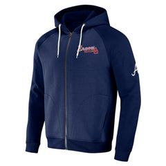 Atlanta Braves Darius Rucker Collection by Fanatics Raglan Full-Zip Hoodie - MLB