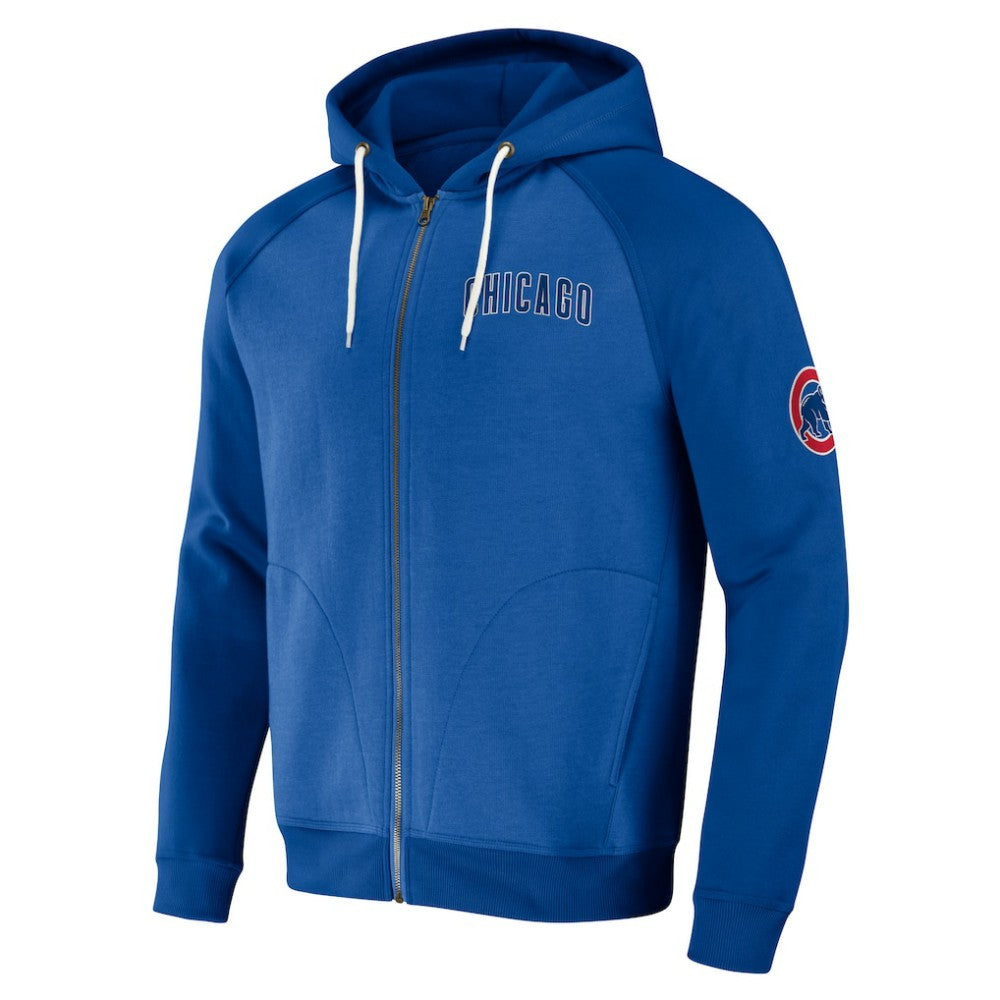 Chicago Cubs Darius Rucker Collection by Fanatics Raglan Full-Zip Hoodie - MLB