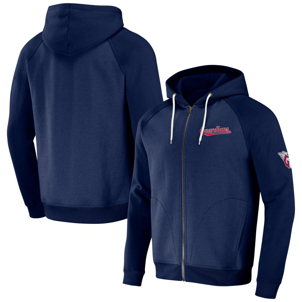 Cleveland Guardians Darius Rucker Collection by Fanatics Raglan Full-Zip Hoodie - MLB