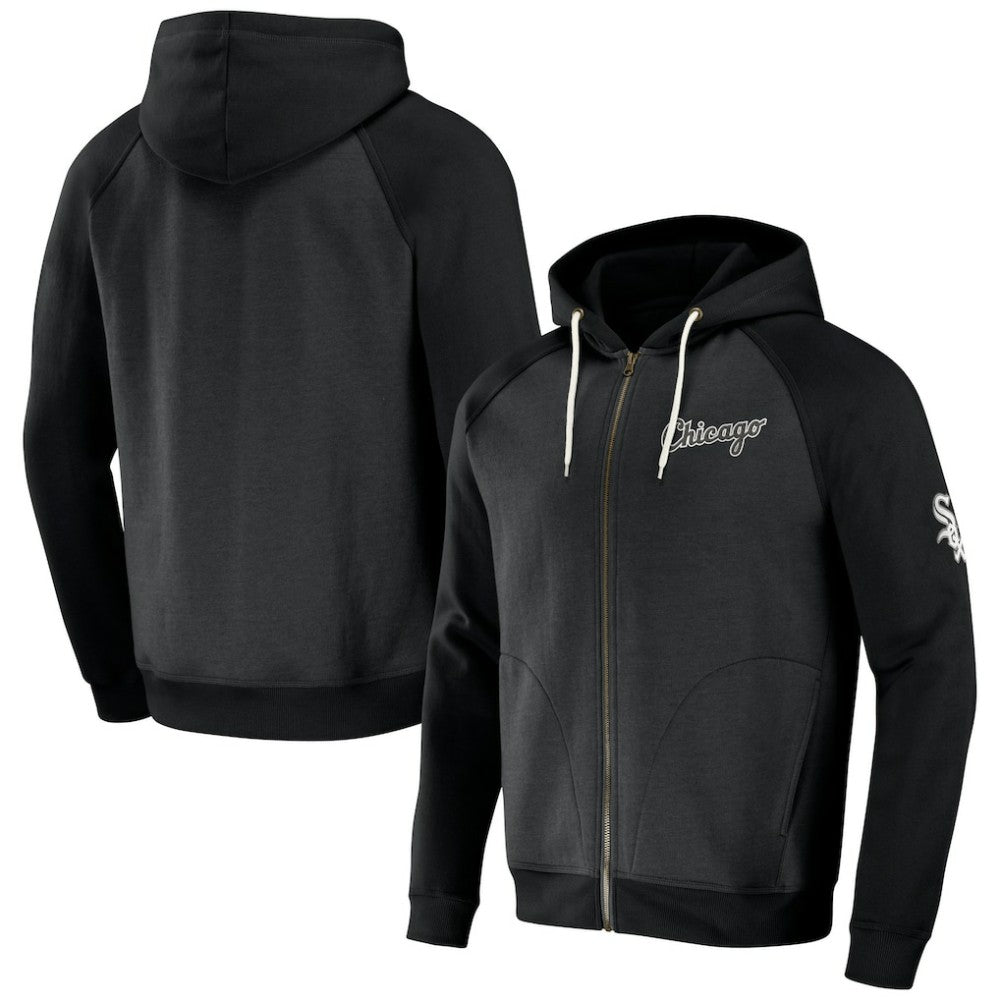 Chicago White Sox Darius Rucker Collection by Fanatics Raglan Full-Zip Hoodie - MLB