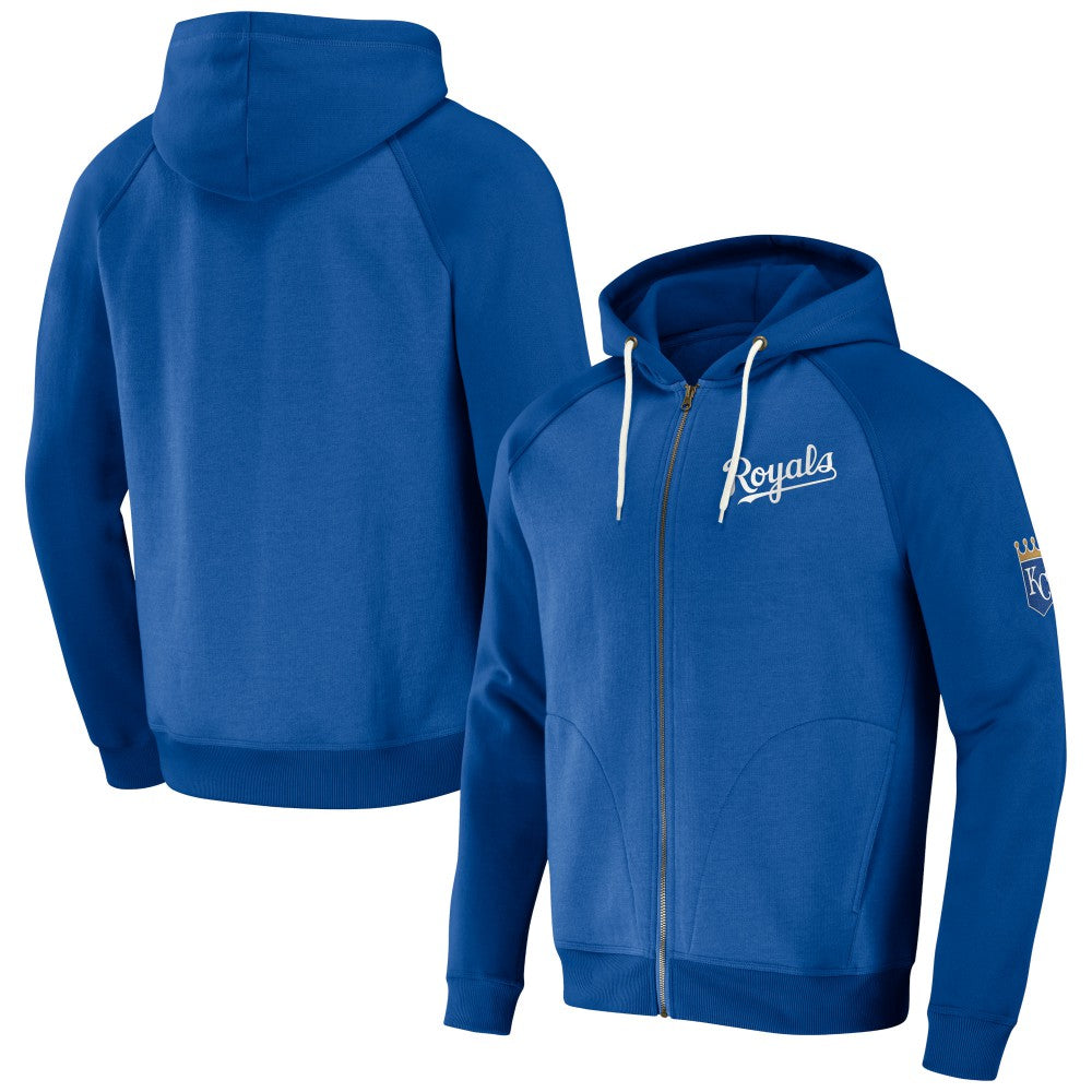 Kansas City Royals Darius Rucker Collection by Fanatics Raglan Full-Zip Hoodie - MLB