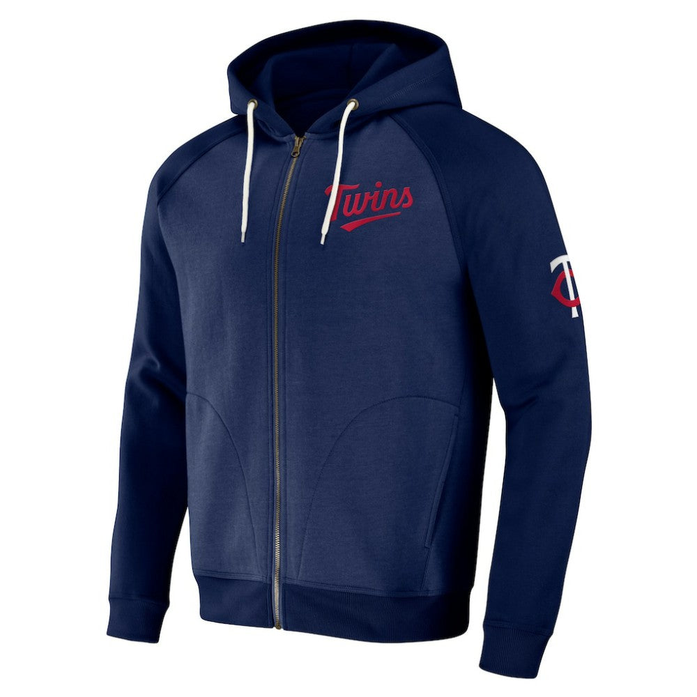 Minnesota Twins Darius Rucker Collection by Fanatics Raglan Full-Zip Hoodie - MLB