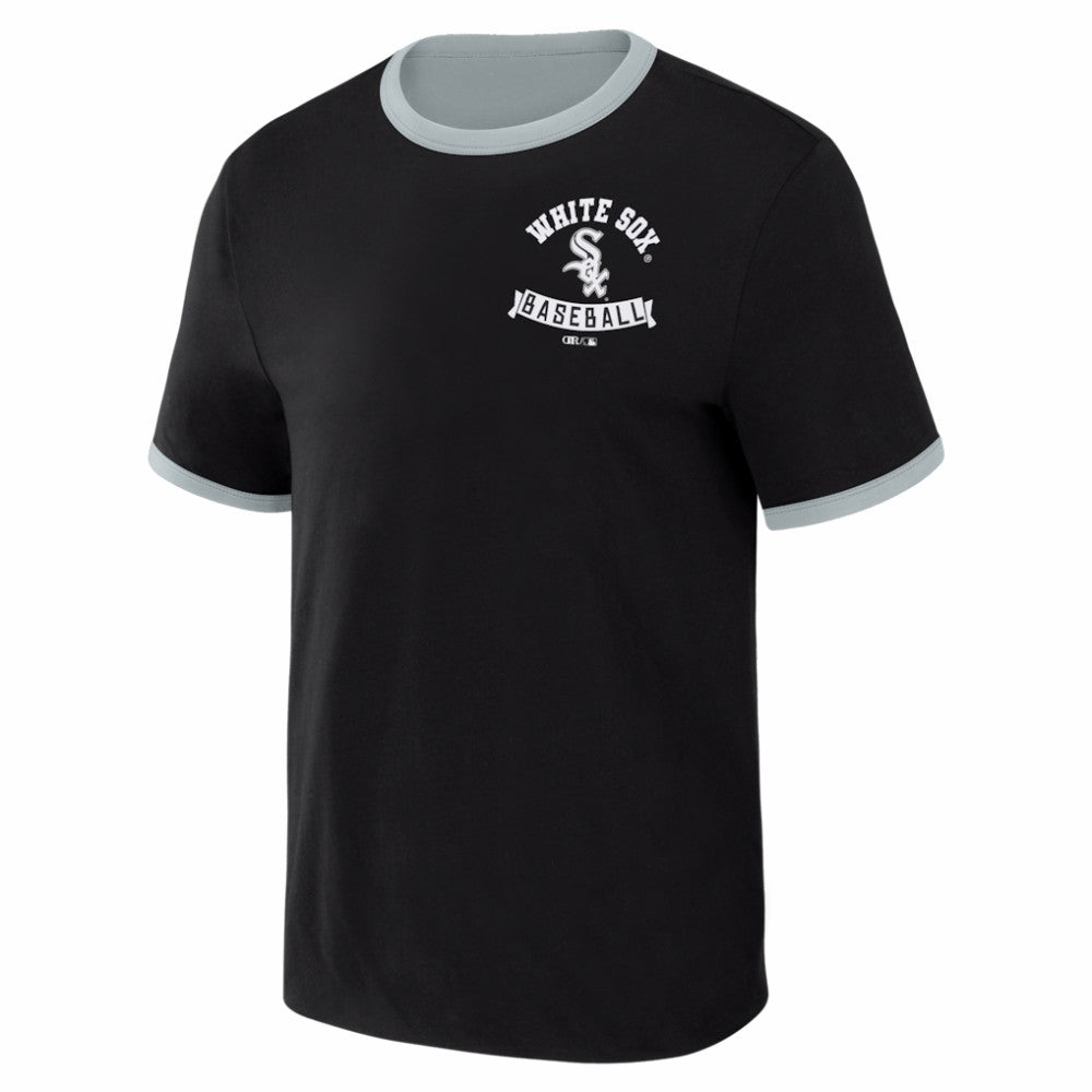 Chicago White Sox Darius Rucker Collection by Fanatics Two-Way Ringer Reversible T-Shirt - MLB