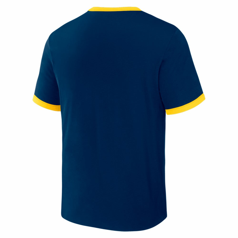 Milwaukee Brewers Darius Rucker Collection by Fanatics Two-Way Ringer Reversible T-Shirt - MLB