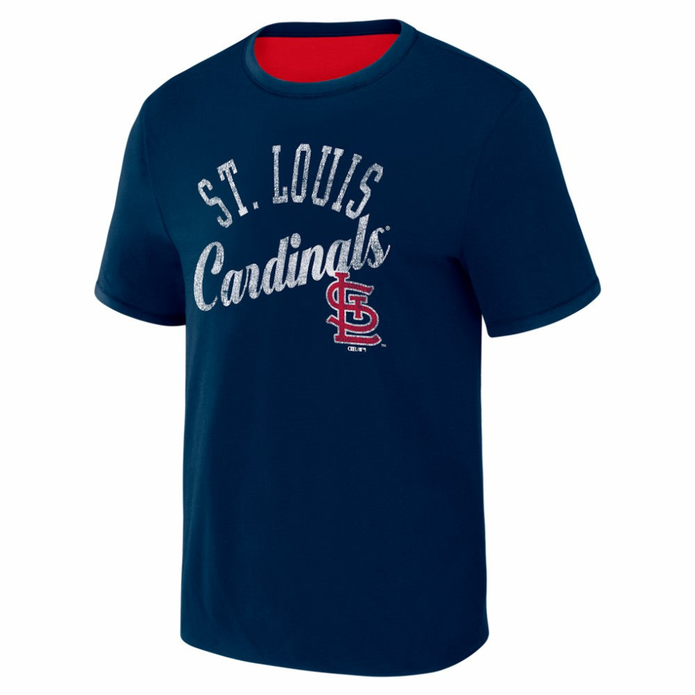 St. Louis Cardinals Darius Rucker Collection by Fanatics Two-Way Ringer Reversible T-Shirt - MLB