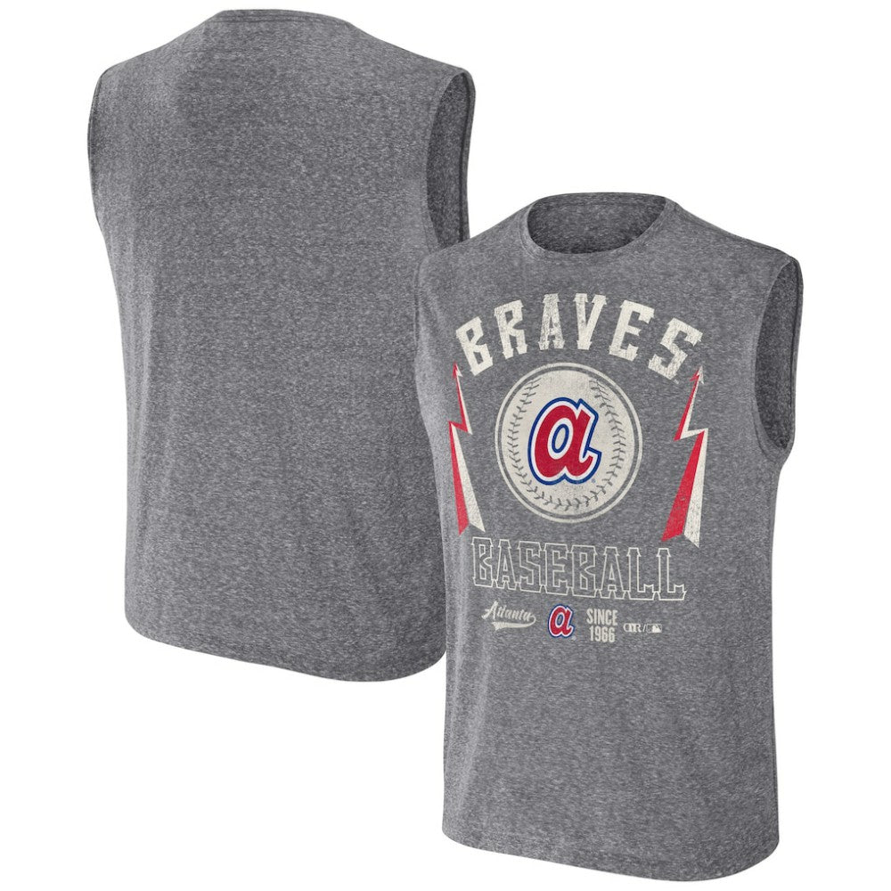 Atlanta Braves Darius Rucker Collection by Fanatics Relaxed-Fit Muscle Tank Top - MLB