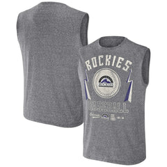 Colorado Rockies Darius Rucker Collection by Fanatics Relaxed-Fit Muscle Tank Top - MLB