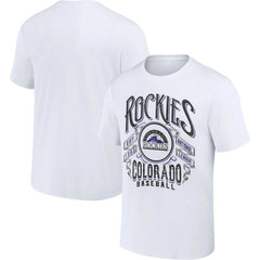 Colorado Rockies Darius Rucker Collection by Fanatics Distressed Rock T-Shirt - MLB