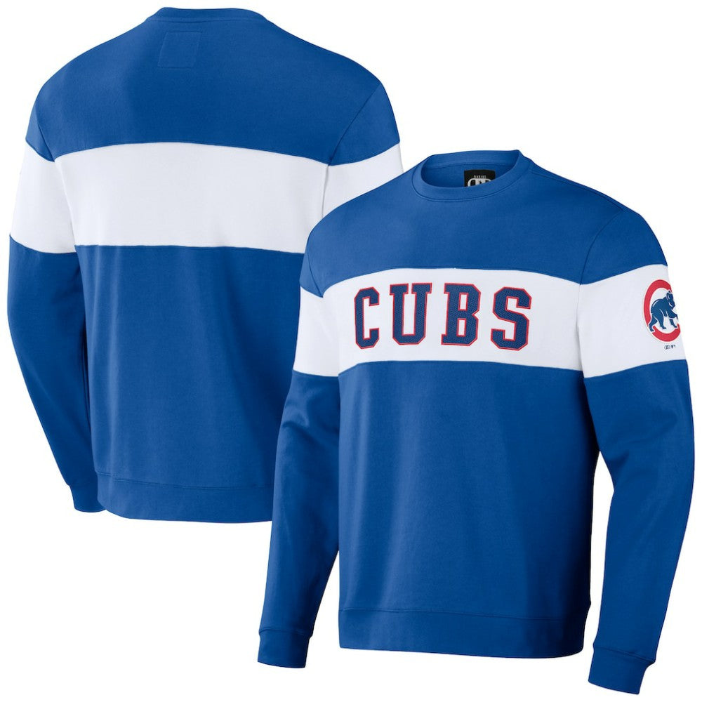 Chicago Cubs Darius Rucker Collection by Fanatics Stripe Pullover Sweatshirt - MLB