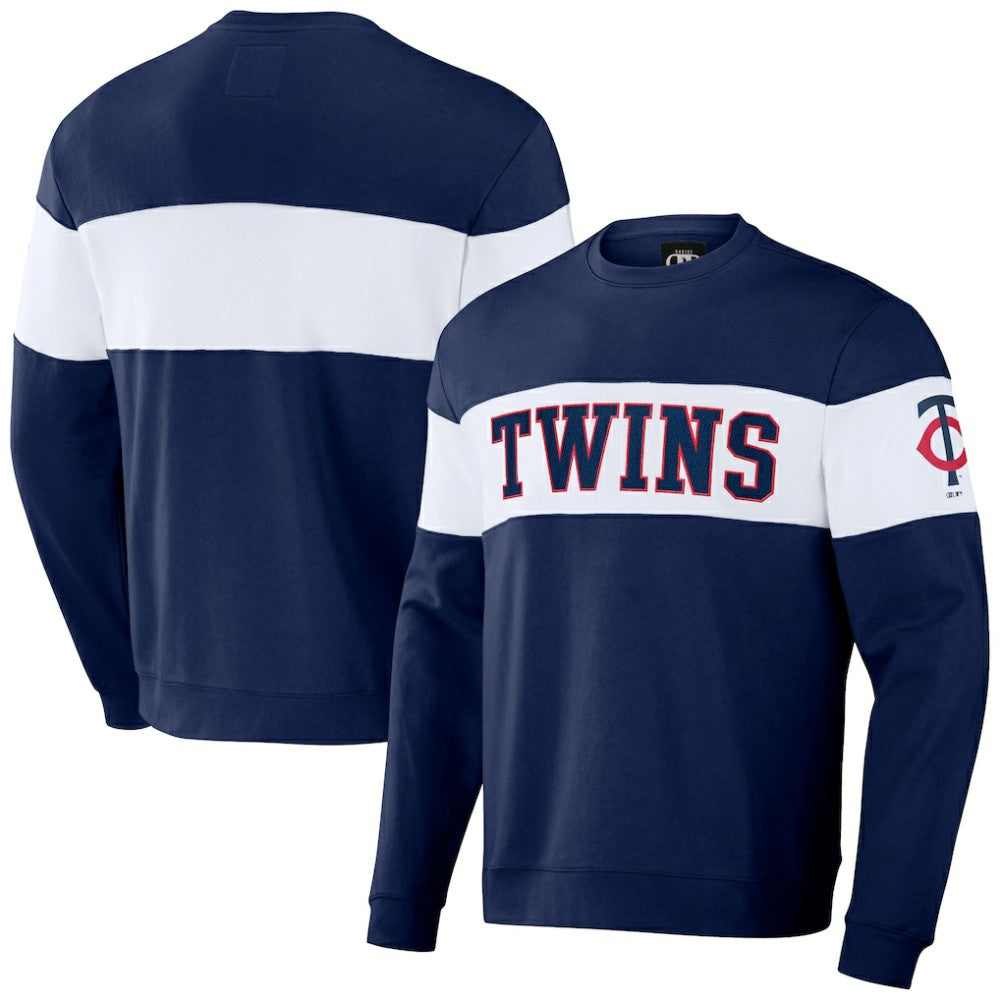 Minnesota Twins Darius Rucker Collection by Fanatics Stripe Pullover Sweatshirt - MLB