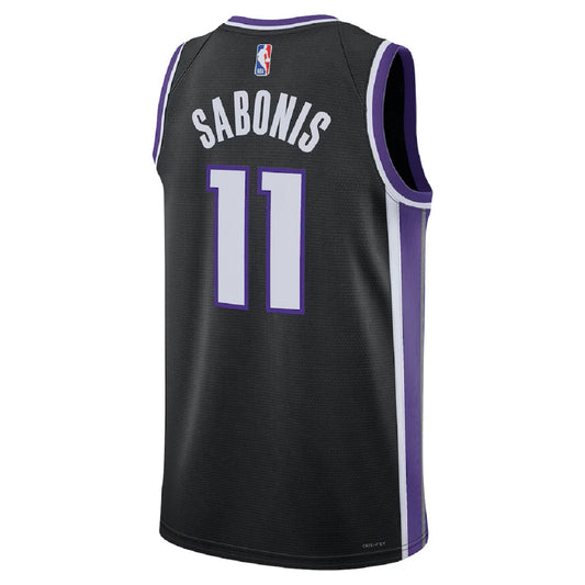 Unisex  Sacramento Kings Domantas Sabonis #11 Black Swingman Jersey - Icon Edition