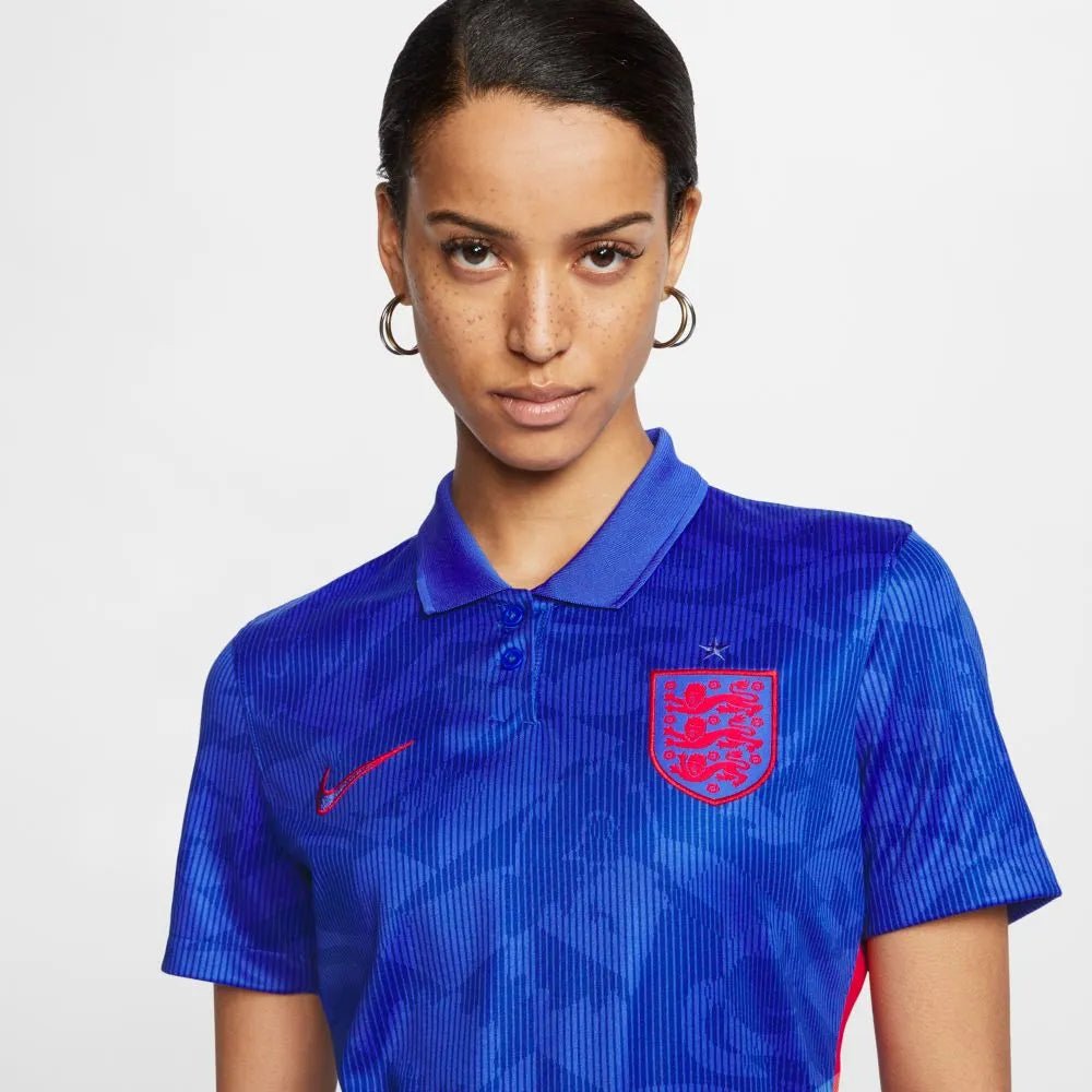 2020-21 England WOMENS Away Soccer Jersey - Blue-Red | Nike
