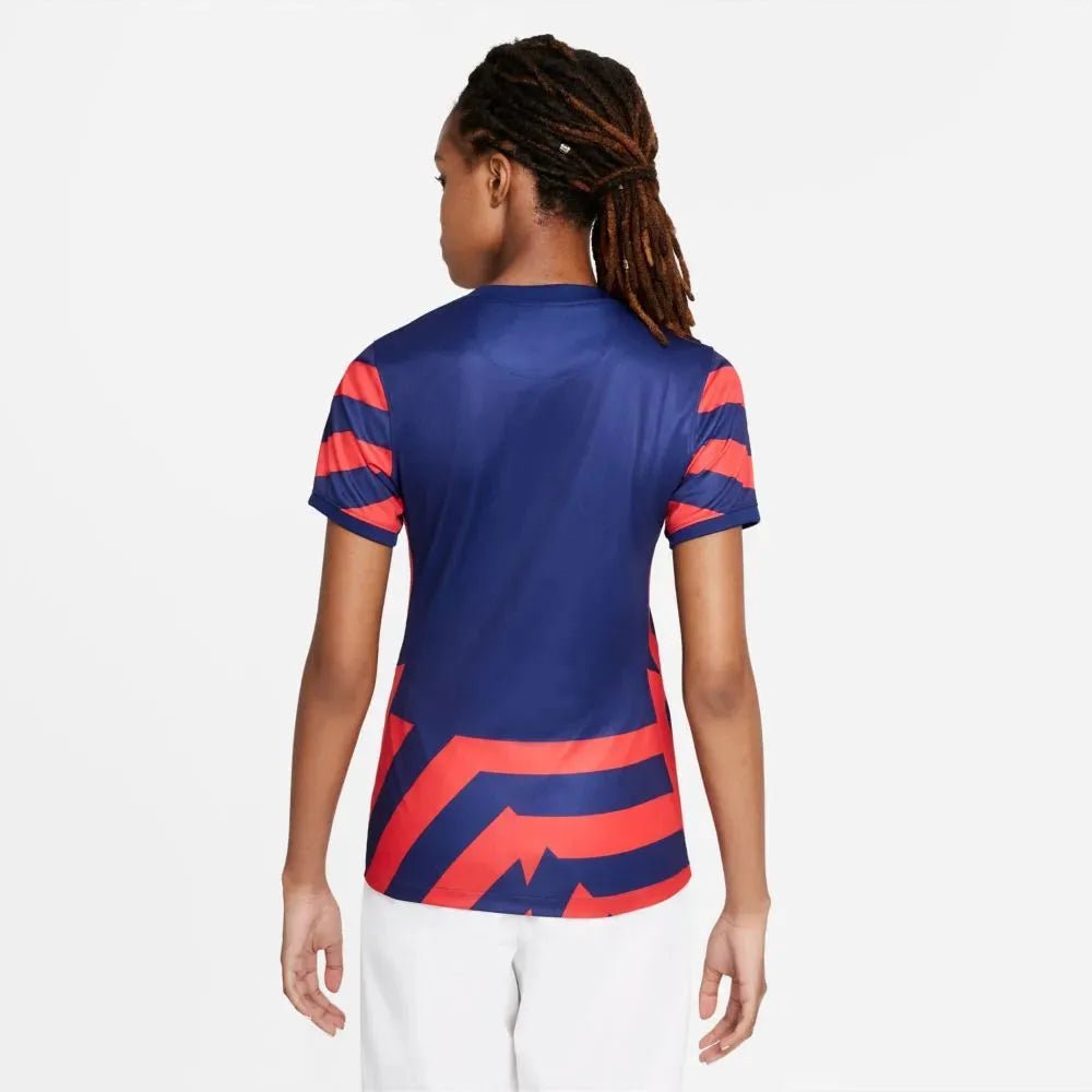 2021-22 USA Women Away Soccer Jersey - Navy-Red | Nike