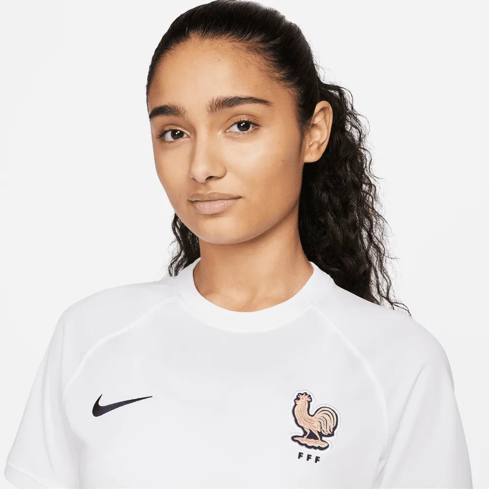 France Womens EC22 Away Soccer Jersey - White-Pink Glaze | Nike