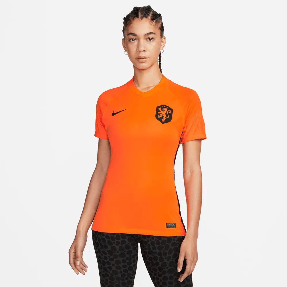 Netherlands Womens EC22 Home Soccer Jersey - Total Orange-Black | Nike