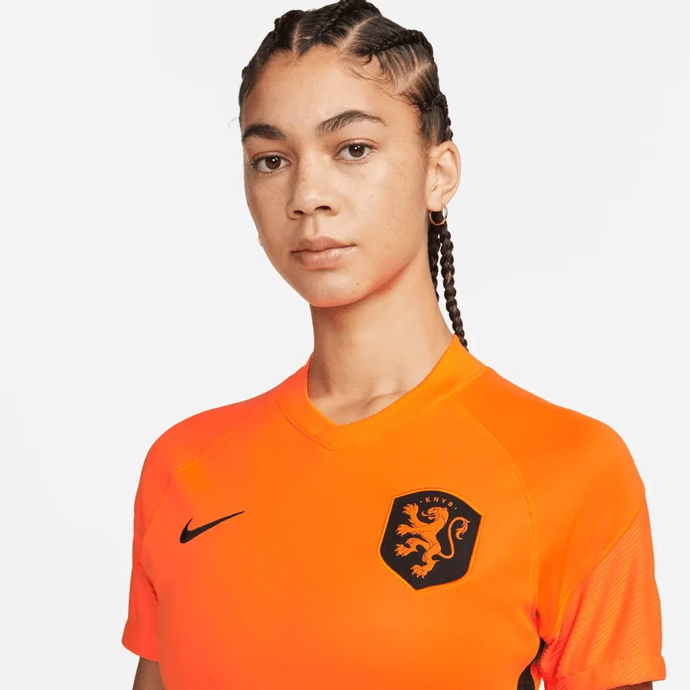 Netherlands Womens EC22 Home Soccer Jersey - Total Orange-Black | Nike