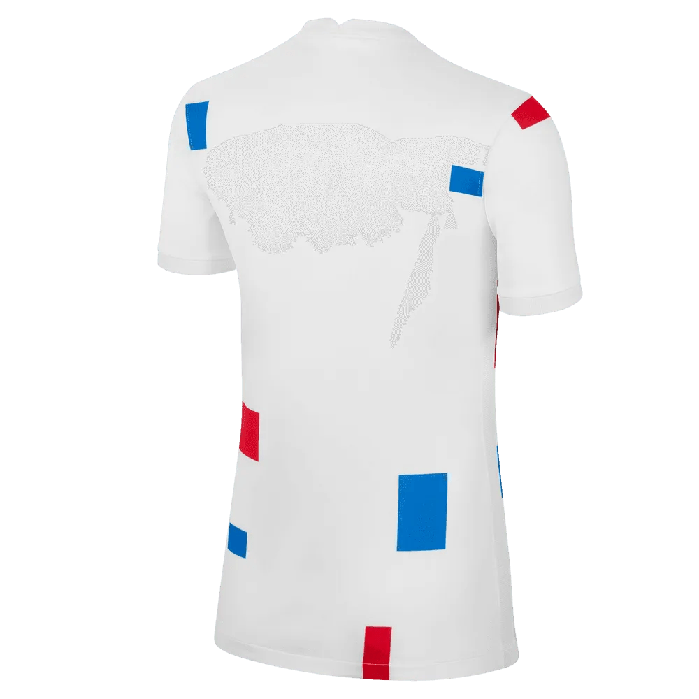 Netherlands Womens EC22 Away Soccer Jersey - White-Soar | Nike