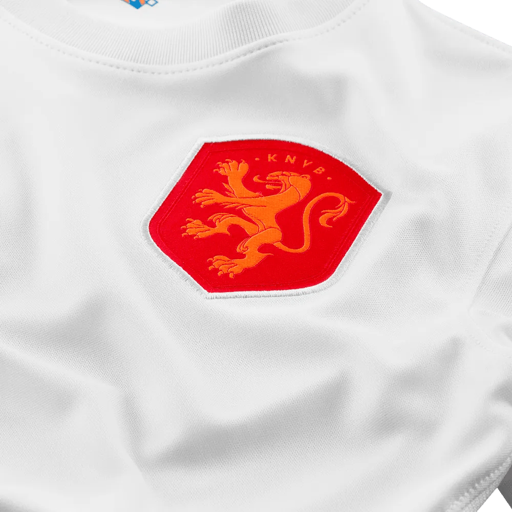 Netherlands Womens EC22 Away Soccer Jersey - White-Soar | Nike