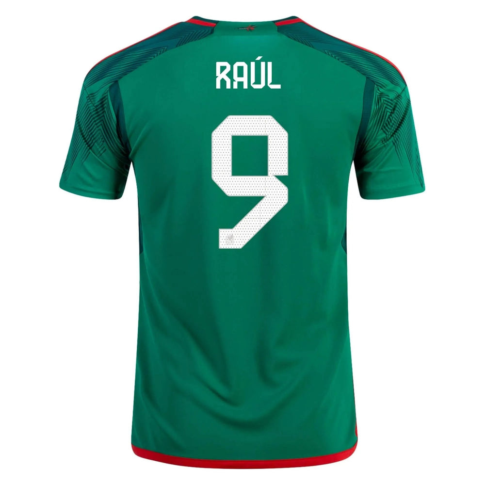 2022-23 Mexico Home Soccer Jersey - Green-Red | Adidas