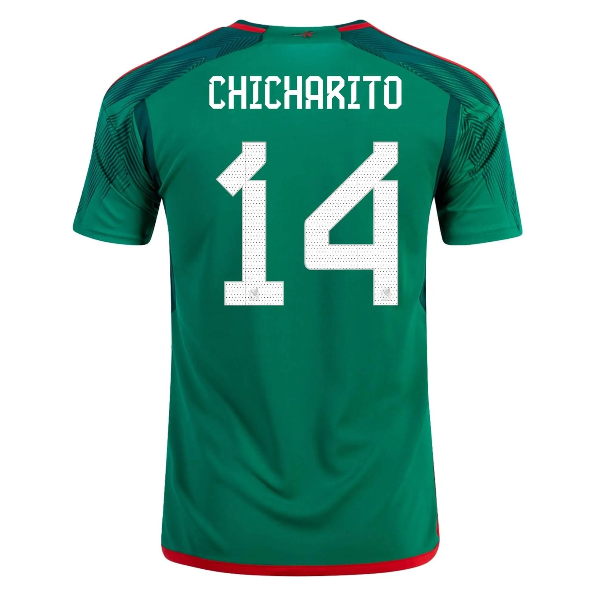 2022-23 Mexico Home Soccer Jersey - Green-Red | Adidas