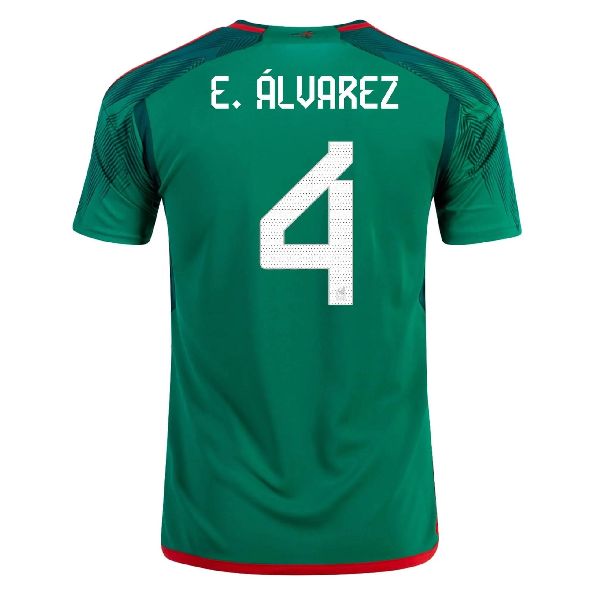 2022-23 Mexico Home Soccer Jersey - Green-Red | Adidas