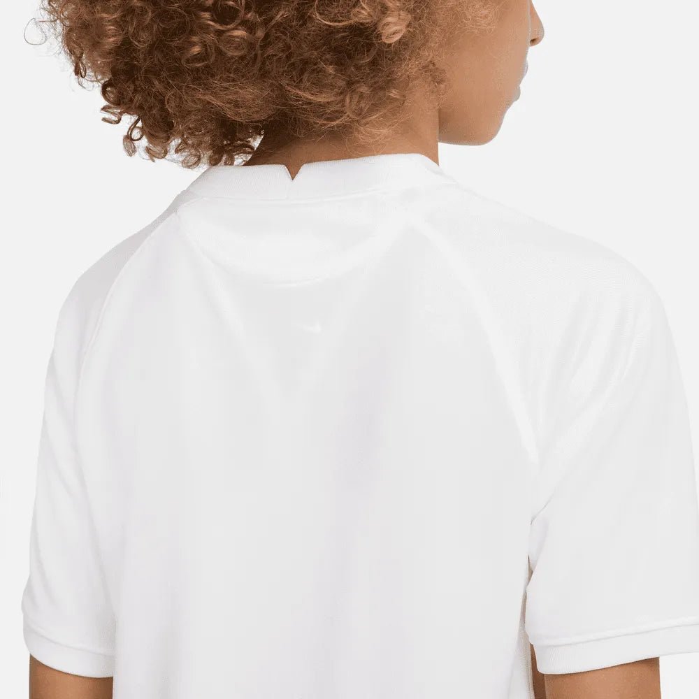 2022-23 France Away Youth Soccer Jersey White-Pink Glaze-Blue | Nike