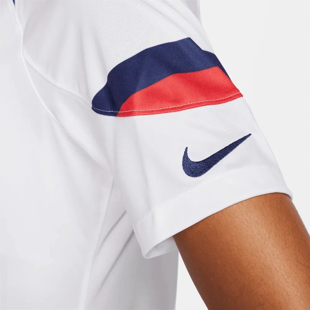 2022-23 USA Womens Home 4 Star Soccer Jersey White-Hyper Blue | Nike