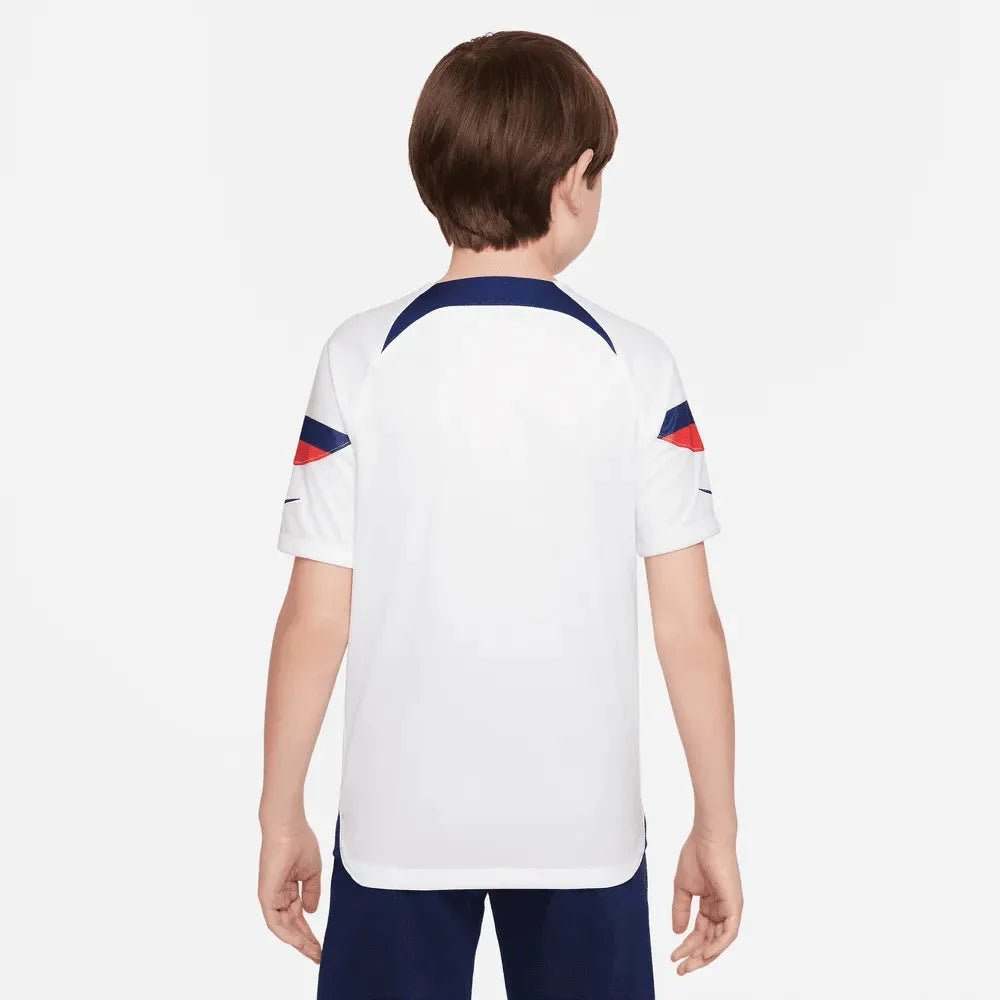 2022-23 USA Home Youth Soccer Jersey White-Loyal Blue | Nike