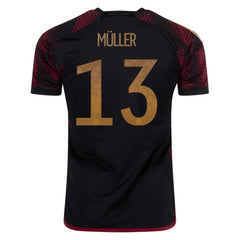 2022-23 Germany Away Soccer Jersey Black | Adidas