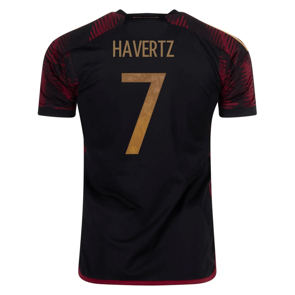 2022-23 Germany Away Soccer Jersey Black | Adidas