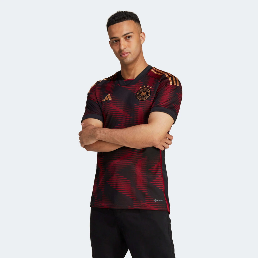 2022-23 Germany Away Soccer Jersey Black | Adidas