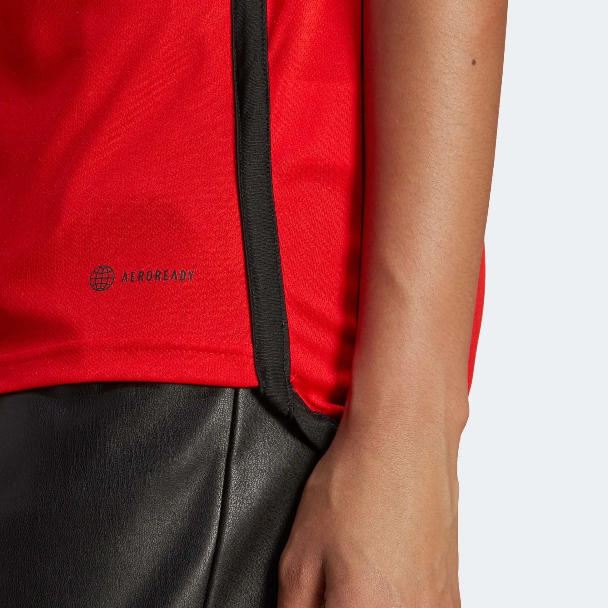 2022-23 Belgium Womens Home Soccer Jersey - Red-Black | Adidas