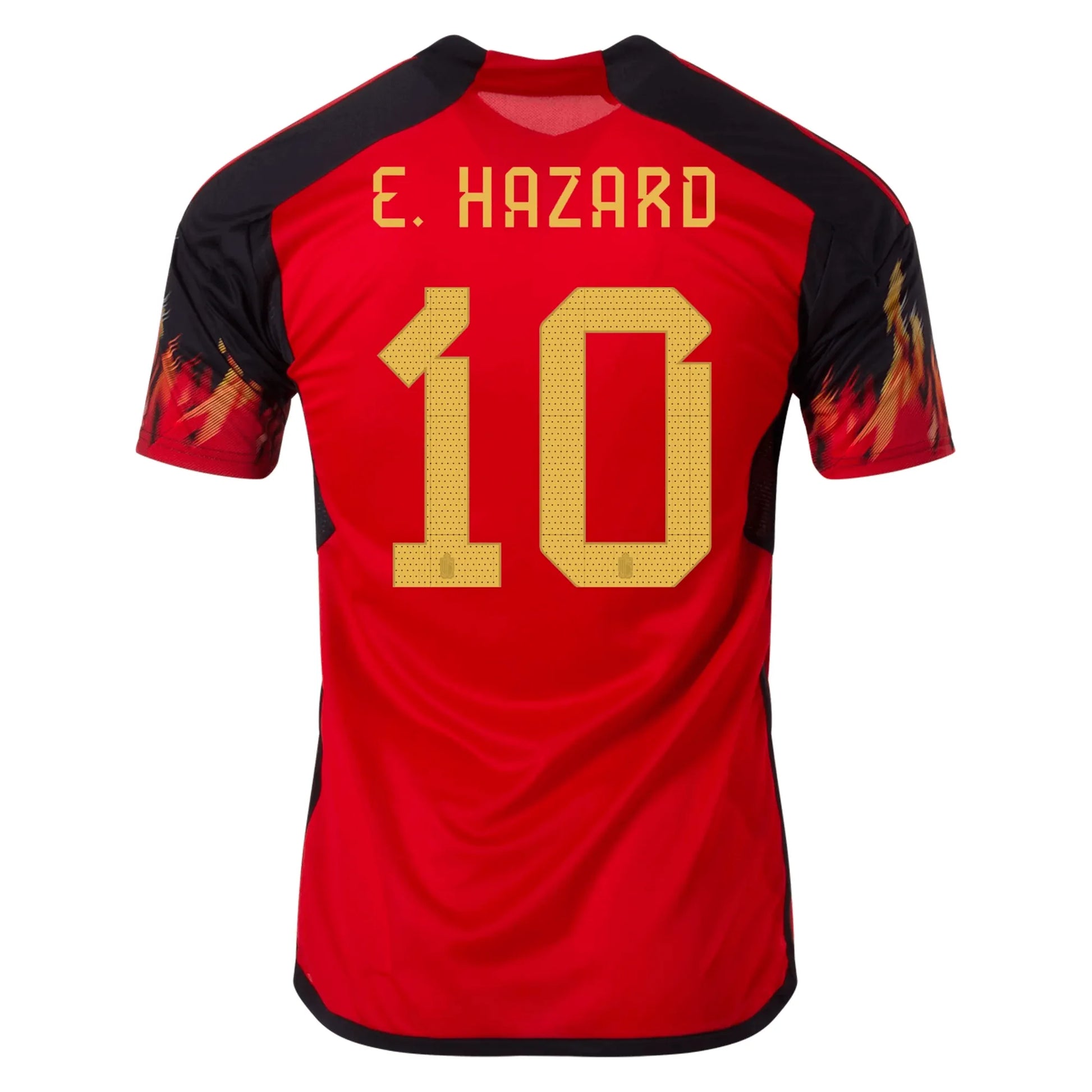 2022-23 Belgium Womens Home Soccer Jersey - Red-Black | Adidas
