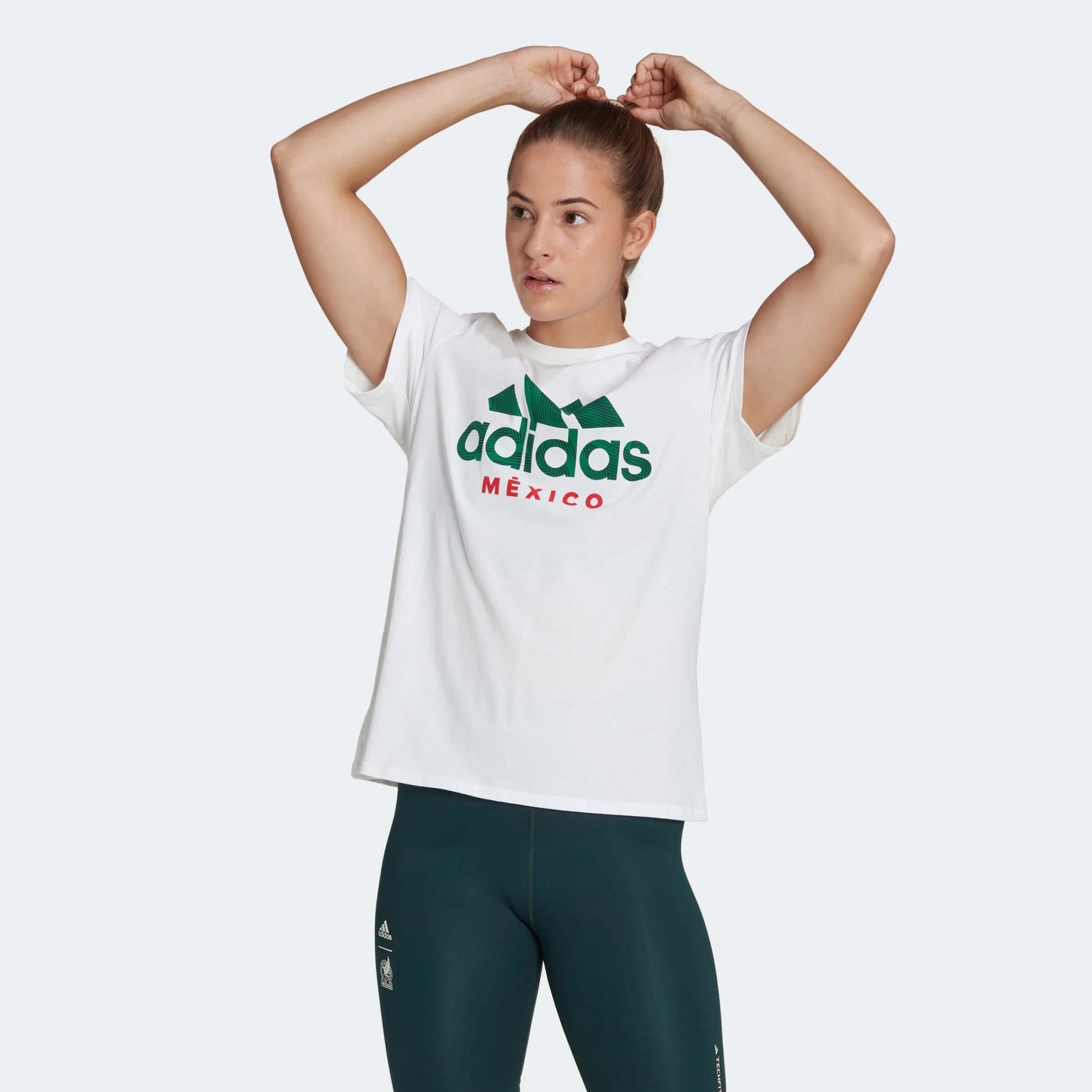 2022-23 Mexico Womens Tee - White | Adidas