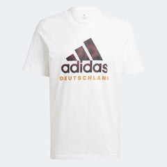 2022-23 Germany DNA Graphic Tee - White-Black | Adidas