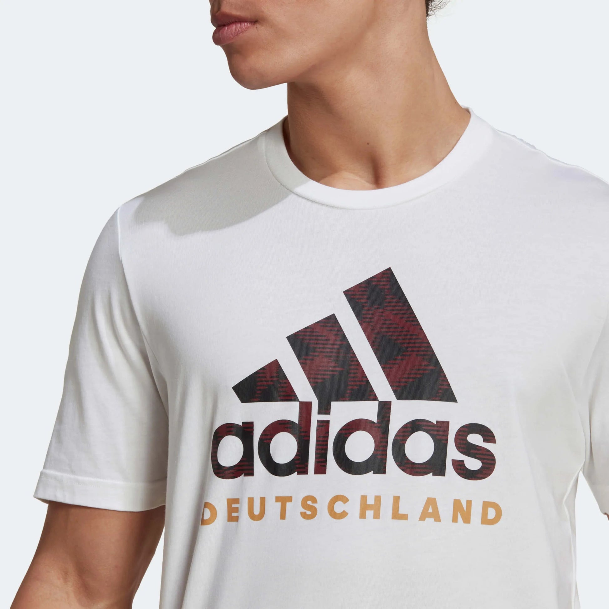 2022-23 Germany DNA Graphic Tee - White-Black | Adidas