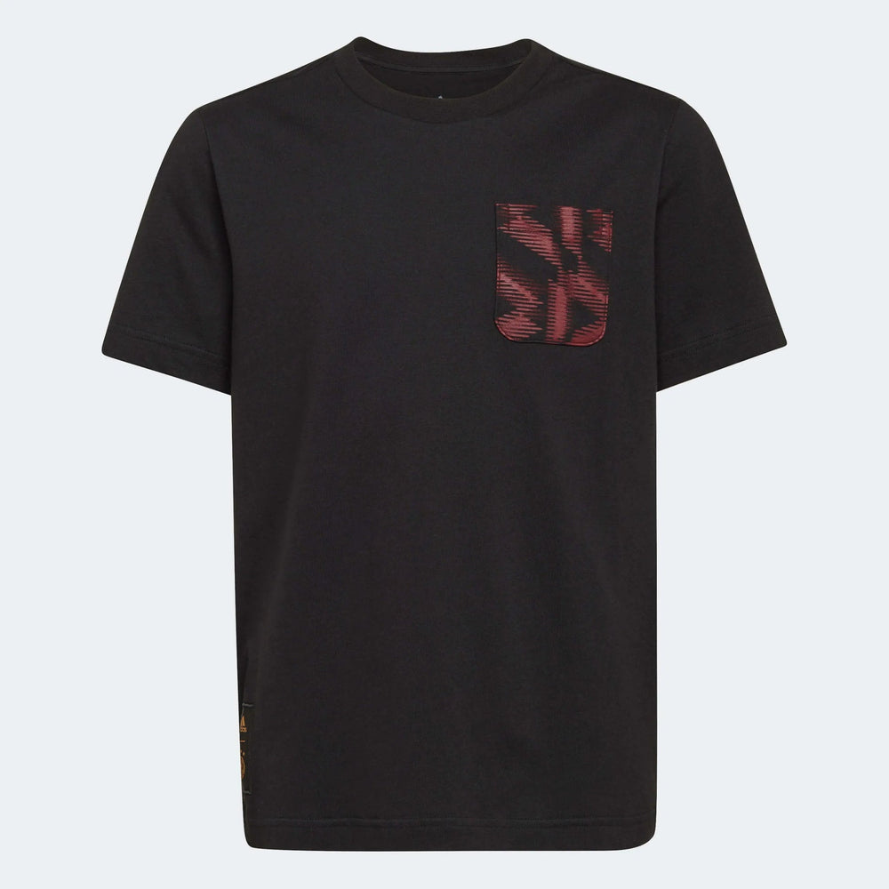 2022-23 Germany Youth Tee - Black | Adidas