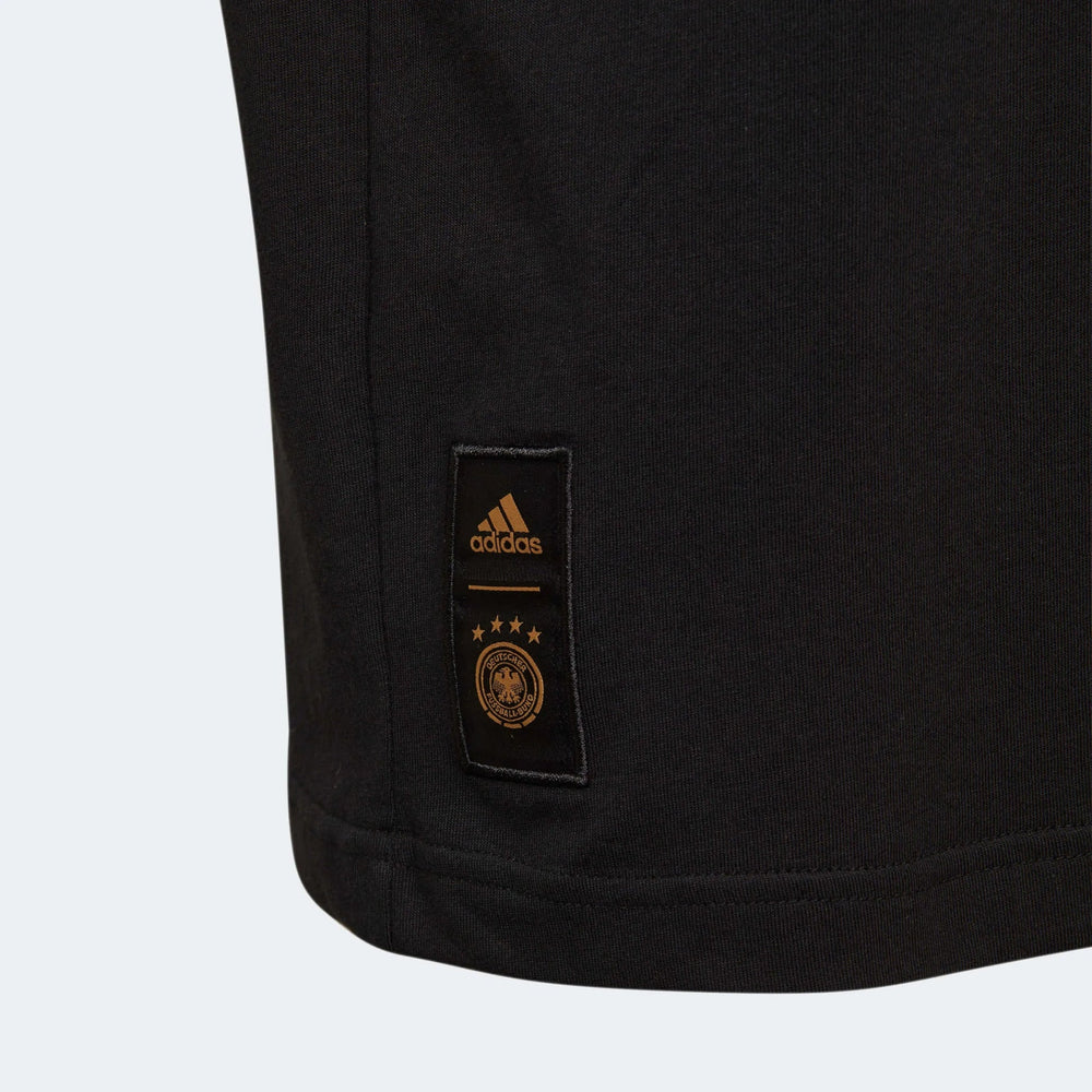 2022-23 Germany Youth Tee - Black | Adidas