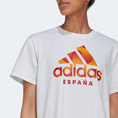 2022-23 Spain Womens Tee - White | Adidas