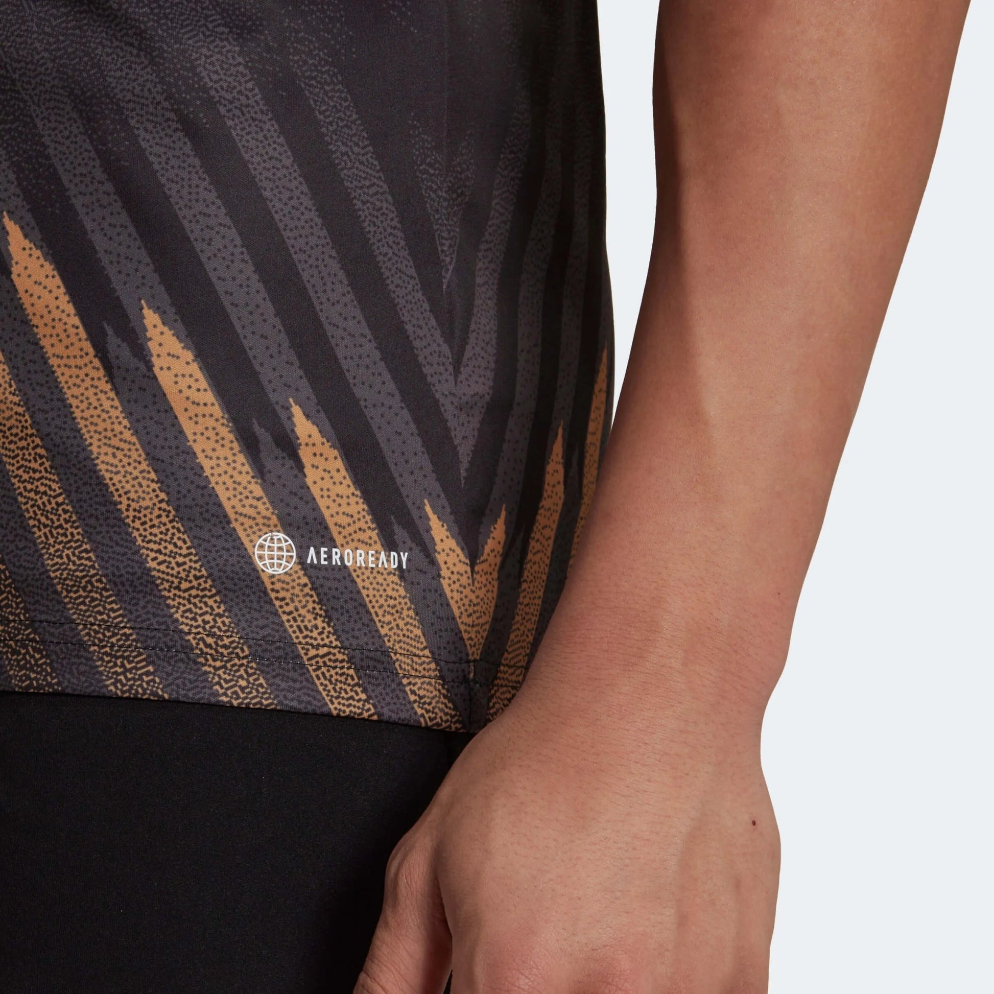 2022-23 Germany Pre-Match Soccer Jersey - Black-Grey-Red | Adidas
