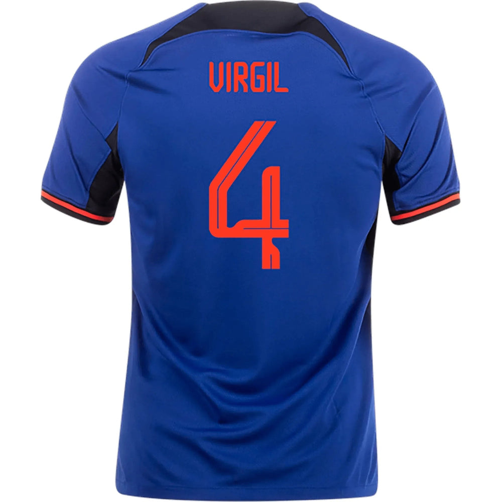 2022-23 Netherlands Womens Away Soccer Jersey - Deep Royal Blue | Nike