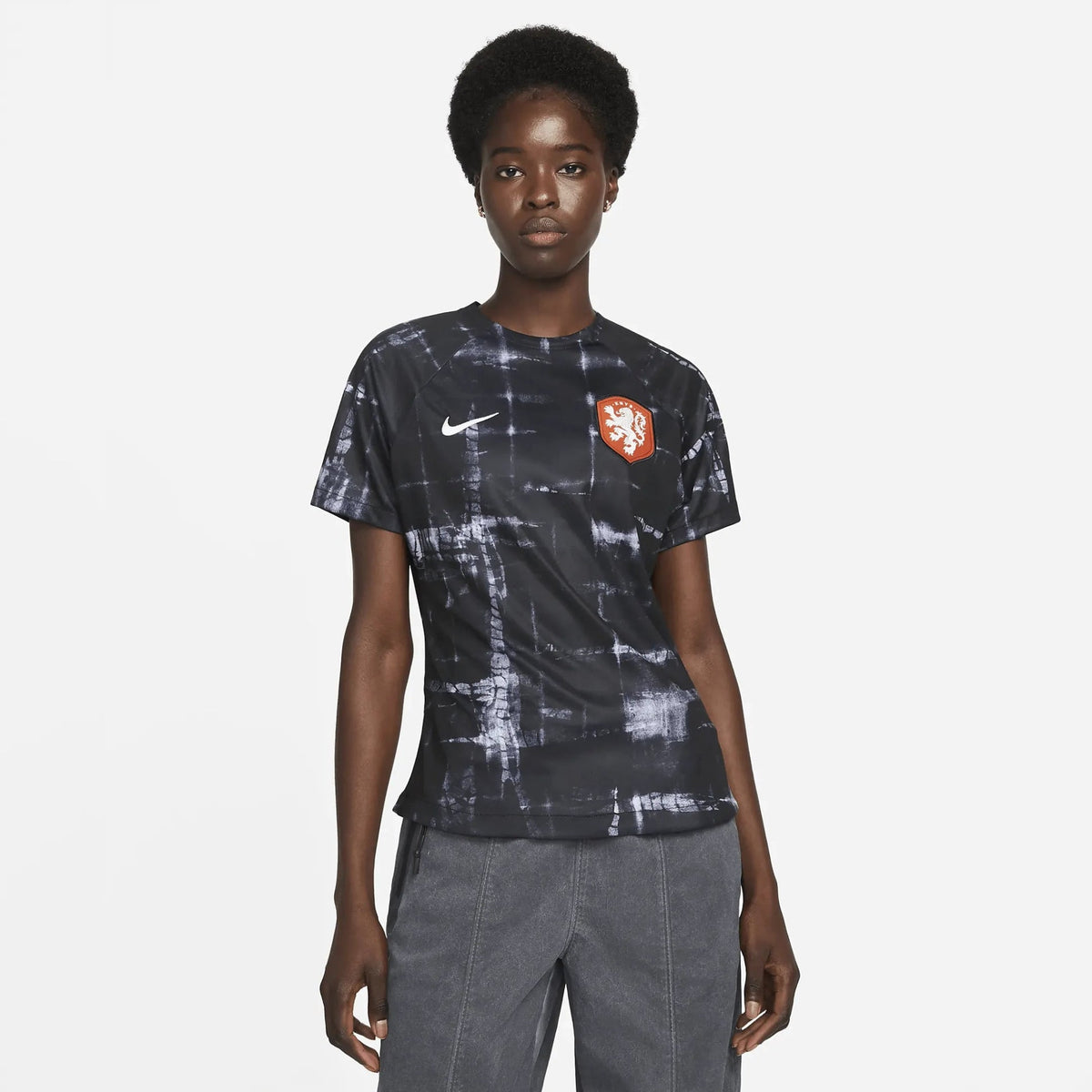 2022-23 Netherlands Womens DF Pre-Match - Black | Nike