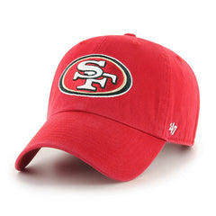 San Francisco 49ers '47 Brand Cleanup Adjustable Hat Scarlet | 47 brand