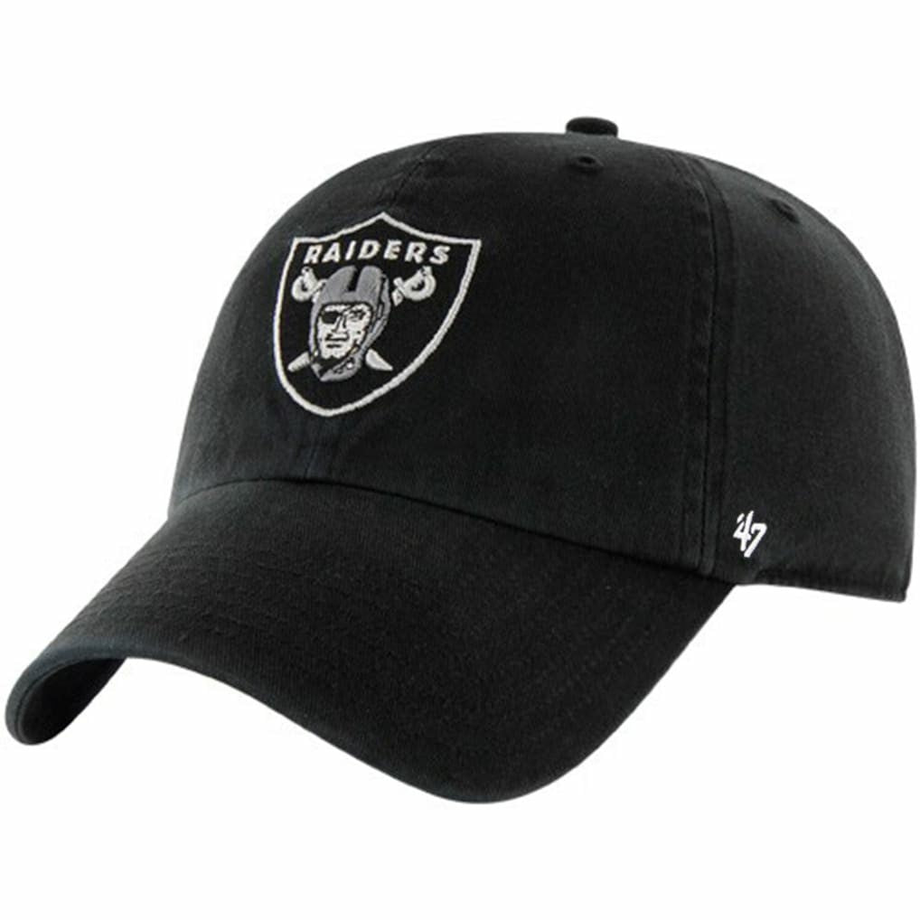 Las Vegas Raiders '47 Brand Cleanup Adjustable Hat Black | 47 brand