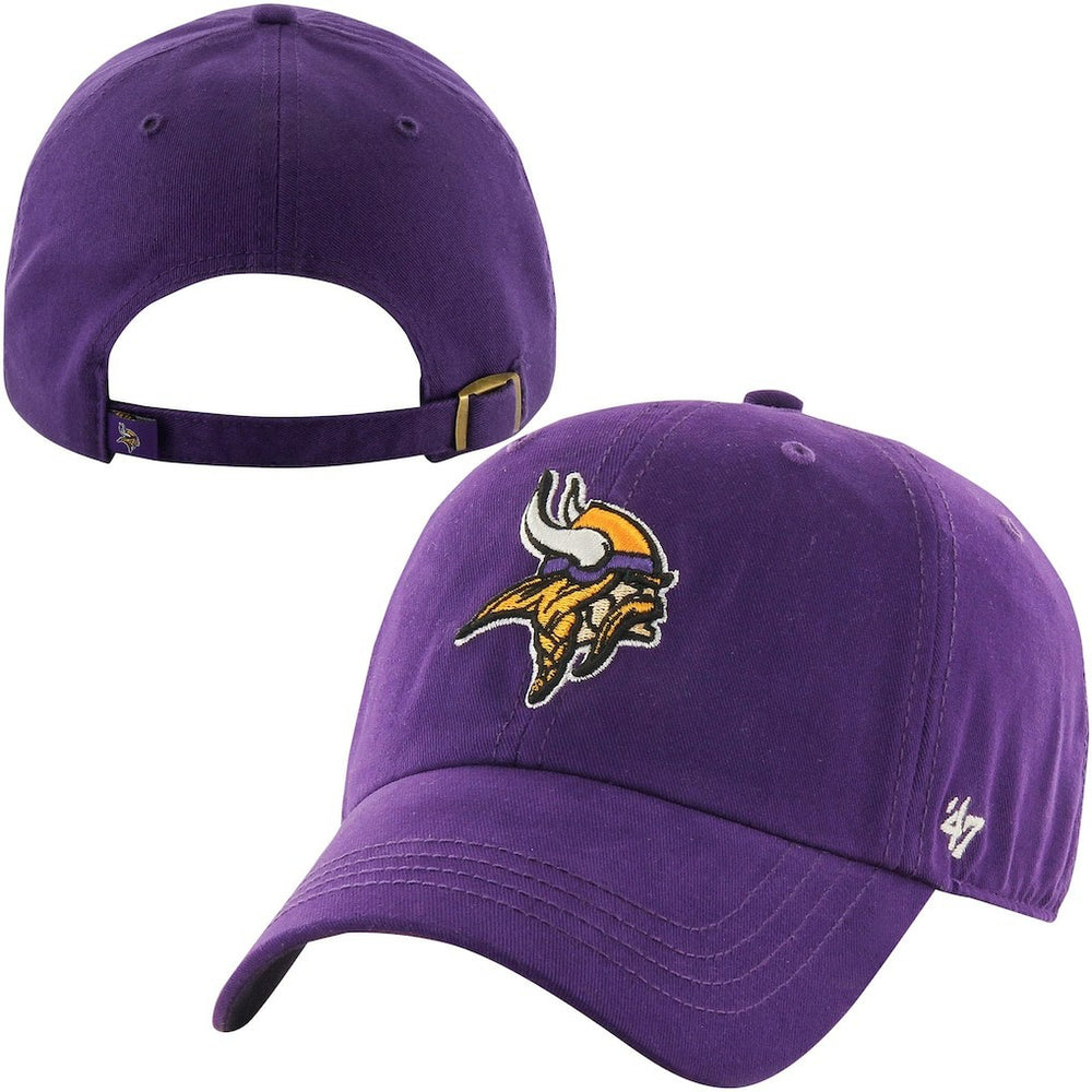 Minnesota Vikings '47 Brand Cleanup Adjustable Hat Purple | 47 brand