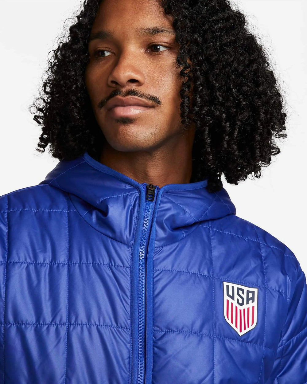 2023 USA Mens Fleece-Lined Hooded Jacket | Nike