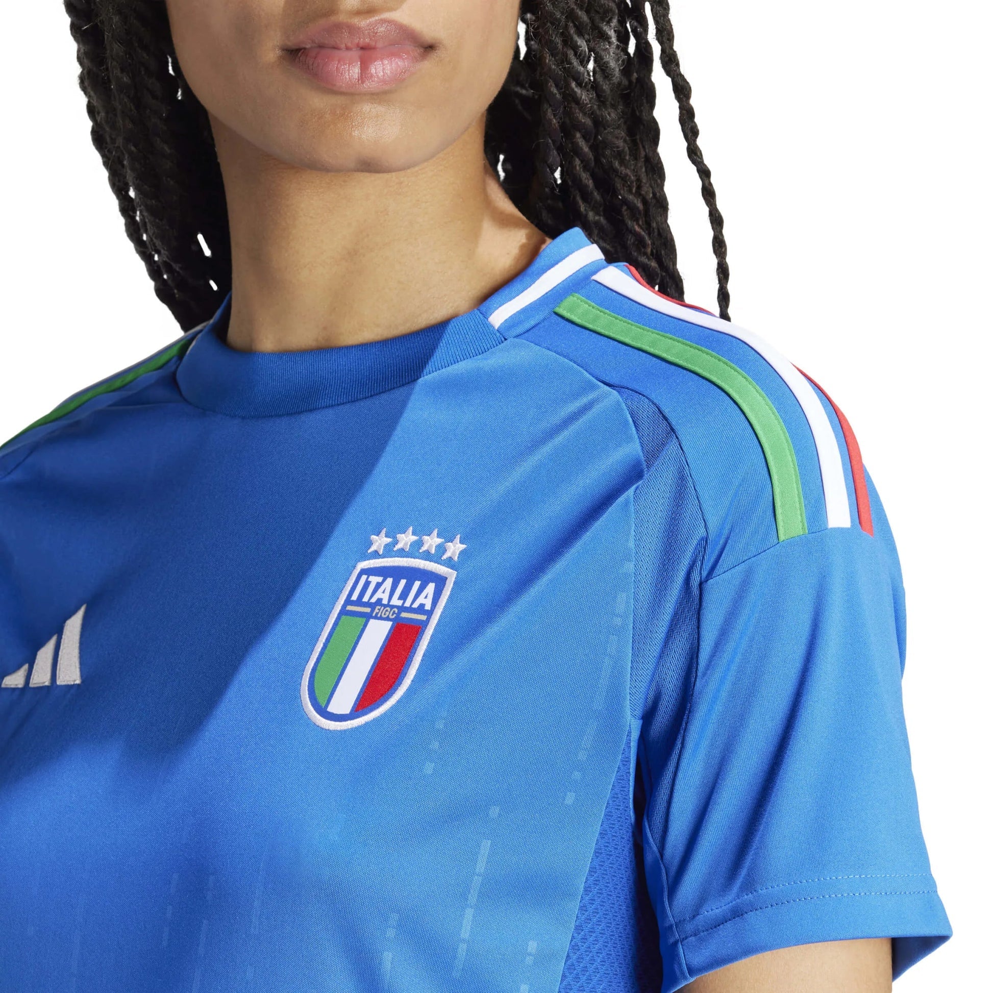 2024-25 Italy Womens Stadium Home Soccer Jersey | Adidas